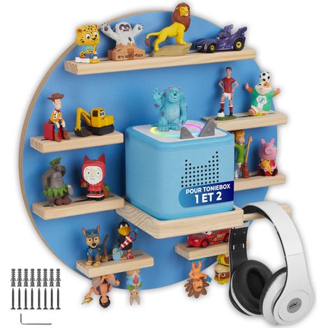 Tonie Regal pour un maximum de 28 Tonies, compatibles avec les Toniebox 1 et 2 coins arrondis (1/5)