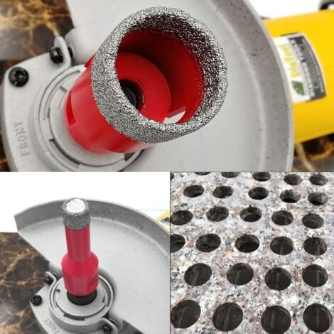 Forets Diamant 6mm Trépans de Forage avec Filetage M14 pour Perçage à sec en Porcelaine Carrelage Granit Marbre (1/4)