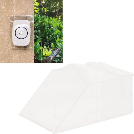 Cache-sonnette en plastique étanche à la pluie et à la poussière pour système de contrôle d'accès et serrure à empreinte digitale CACAZI (1/5)