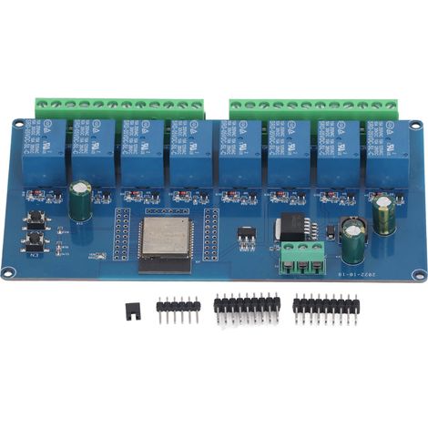 Module ESP32 8 Relais WiFi Bluetooth Contrôle Sans Fil Carte ESP32-WROOM-32E 5-30V (1/5)