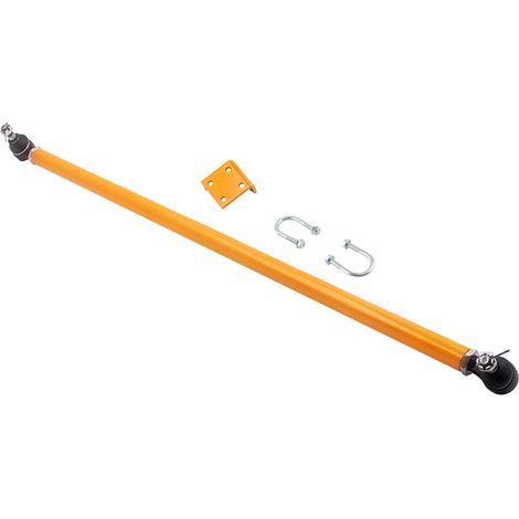 BFO – Barre de piste réglable avant pour Nissan Patrol GU Y61 1997-2012 – Acier au carbone – Longueur réglable 42,99-44,29 pouces – Revêtement anodisé
