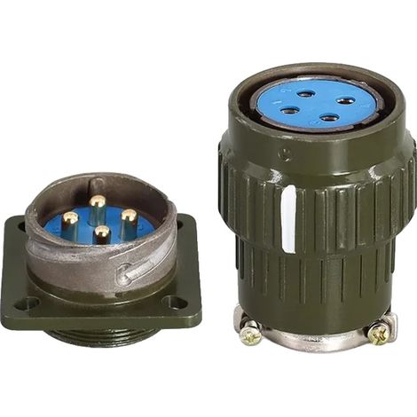 Presa di corrente aeronautica, tipo fisso, configurazioni a più pin, Y28M-4P (1/2)