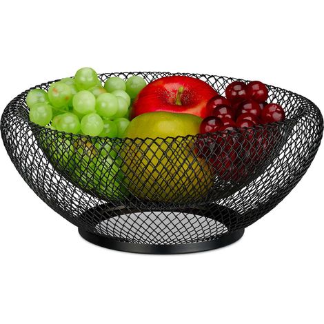 Frutero de metal con doble pared