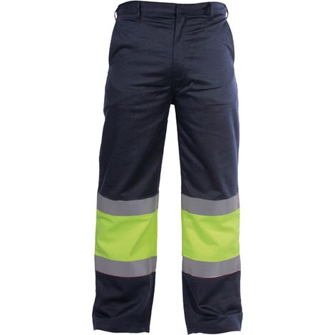 3L WLH200 Pantalon Alta Visibilidad Ignifugo Welder AzulMM Azul