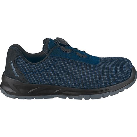 Leibwächter Sicherheitshalbschuh SOFIA S3S Gr. 43 schwarz / blau (1/5)