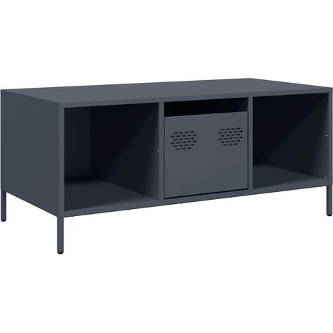 Maison Exclusive - Couchtisch Anthrazit 101,5x50x43,5 cm Kaltgewa