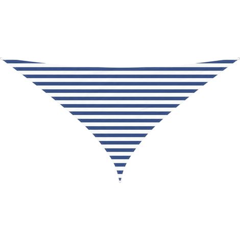 Vela da ombra solare Blu e Bianco 3 x 3 x 4,24 m vidaXL