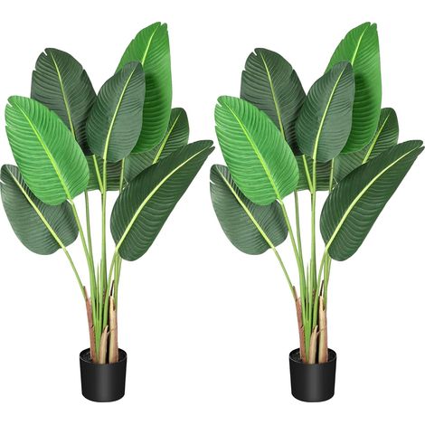 Arbre Artificiel, Feuillage Réaliste, Facile à Entretenir, 120cm (1/2)