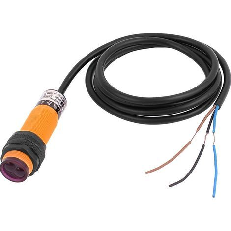 DC 6-30V Photoelectric Sensor Switch, PNP NO 300mA, 1.2m Detection Range for Industrial Use (1/3)