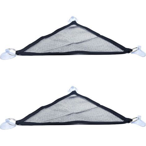 pair Hamacs Reptiles en Maille pour Serpent lézard Reptile Lizards Serpent Hamac Lizard Lounger Corner Hamac pour Reptiles avec Ventouse Portable Mesh Respirant Lounger Convient aux Reptiles 2 Pièces-