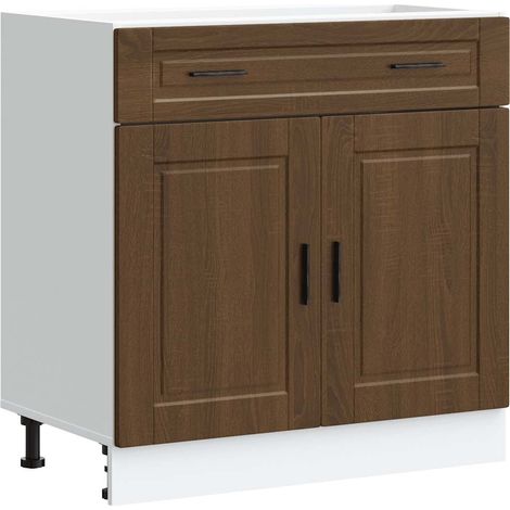 Maison Exclusive - Base da Cucina Porto Rovere Marrone in Legno Multistrato