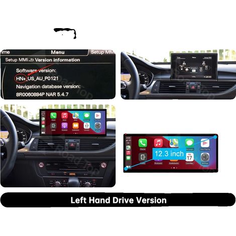 Pantalla multimedia para coche, CarPlay inalámbrico, pantalla táctil, HN LHD de 12,3 pulgadas. (1/2)