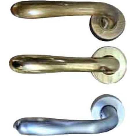 MEZZA MANIGLIA 'AMALFI' CON ROSETTA Dx - Bronzo graffiato lucido Q.TA 2