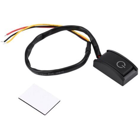 12V DC 200mA Kfz-DIY-Schalter PTE-Typ Klebknopf EIN/AUS-Schalter (1/5)