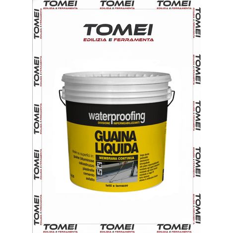 GUAINA LIQUIDA LT 13 PER RIVESTIMENTO PROTETTIVO TETTI PAVIMENTO COL.GRIGIO