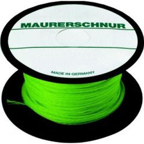 Cordeau Mason, Poliestere, Colore: Verde, Lunghezza 50 M, Resistenza Meccanica Circa. 55 Kg, Diametro: 1,7 Millimetri