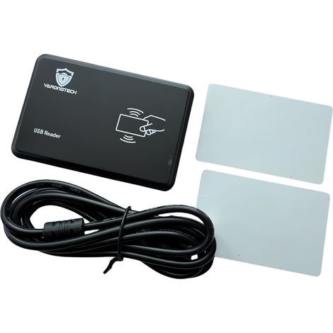 Lecteur de cartes RFID USB 13,56 MHz ISO14443A HF RF lecteur (10D) Lecteur RFID Lecteur 13,56 MHz Lecteur de carte 13,56 MHz
