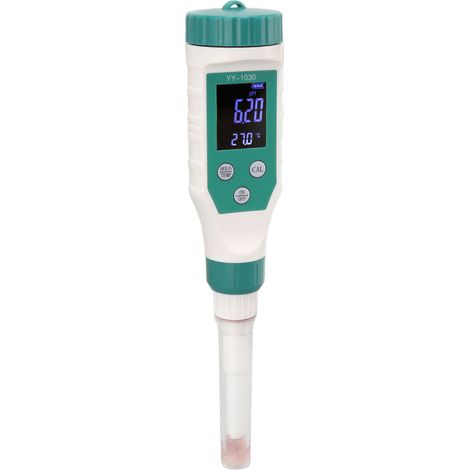 pH-mètre numérique intelligent Bluetooth, testeur de pH pour pâtes, testeur d'alcalinité des sols, mesure de l'acidité des aliments pour bébés, compléments alimentaires, fromages et cosmétiques (1/5)