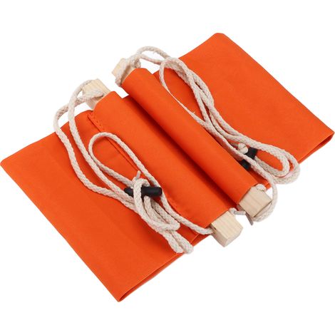 Repose-pieds Hamac Portable Durable Pratique Sous Bureau Repose-jambes Tabouret Orange (1/5)