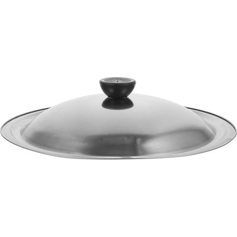 Steel Pan Lids with Bakelite Knob Durable and Easy to Clean