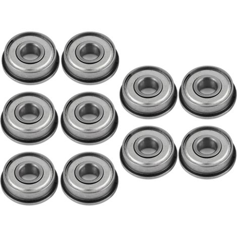10 roulements à billes miniatures à bride en acier blindé F608Z, 8 x 22 x 7 mm (1/5)