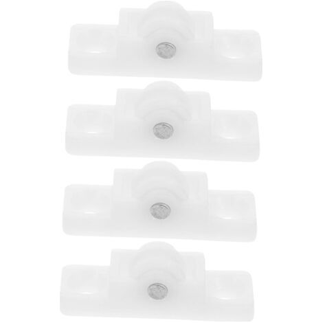 4pcs Sliding Door Wheels Replacement for Freezer and Cabinet Practical Accessory for Sliding Easy Installation (1/5)