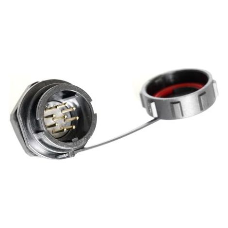 Connecteur circulaire RS PRO, Standard 9 contacts, Montage panneau, raccordement A souder ( Prix pour 1 )