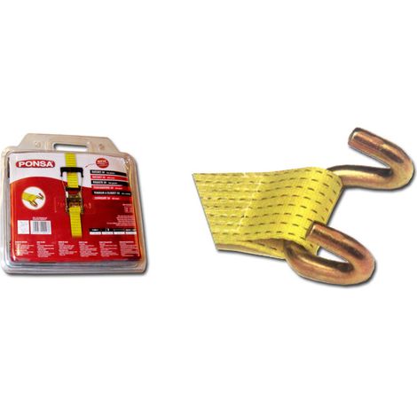 CRICCHETTO PONSA R-50 NASTRO 8,5M CON GANCIO APERTO PORTATA 2500/5000 KG