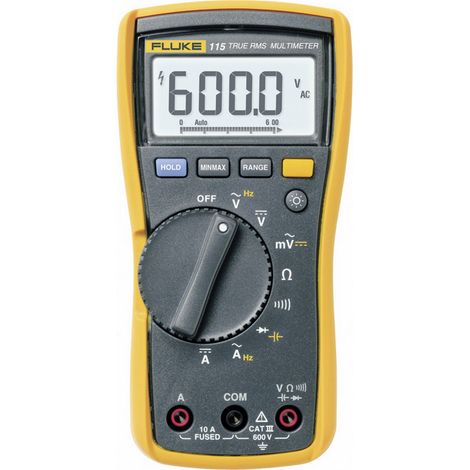 Fluke 115 Hand-Multimeter kalibriert (ISO) digital CAT III 600 V Anzeige (Counts): 6000 (1/2)