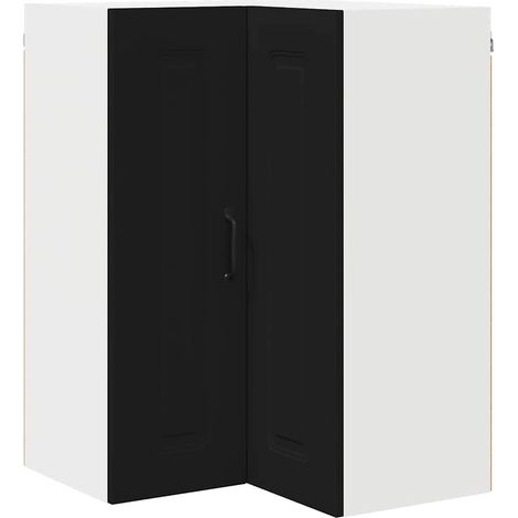 Meuble mural de cuisine，Armoire de cuisine Noir 57 x 57 x 80 cm Bois d'ingénierie CFW81700 (1/5)