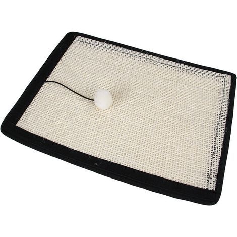 (Beige, pad with studs, S) Cat scratching post with cat studs, nail trimmer, furniture protector, scratch-resistant, cat training mat, anti-scratch cat mat (1/5)