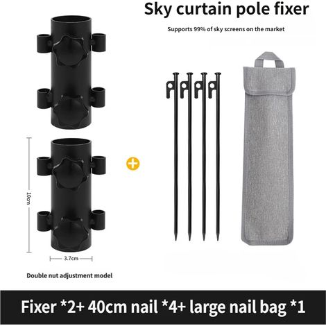 Ancrages de camping, kits d'accessoires pour tentes d'extérieur, piquets de tente, mâts de bâche, accessoires de camping (1/5)
