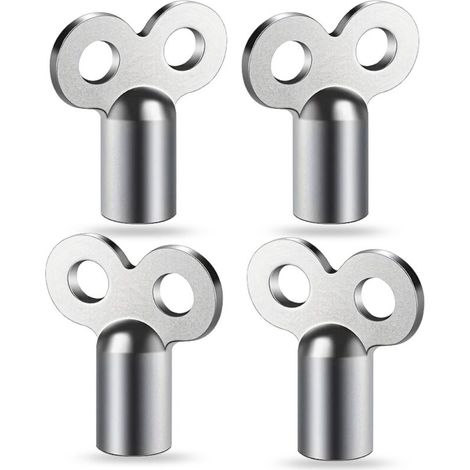 4 llaves de purga para radiadores: llave universal, robusta y estable para purgar todo tipo de radiadores.