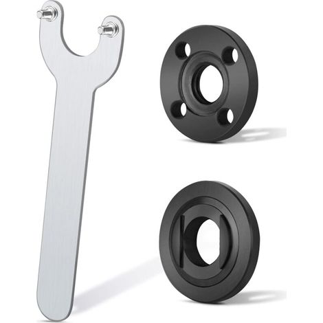 Angle Grinder Wrench Metal Locking Key Compatible Milwaukee Ma-kita 193465-4 Bo-sch Black & Decker Ryobi 4.5"5" 5/8-11
