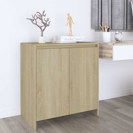Sideboard Sonoma Oak 70x41x75 cm Engineered Wood vidaXL (1/5)
