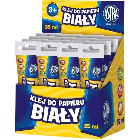 Weißer Papierkleber 35 ml (16 Stück) astra