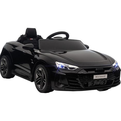 Auto elettrica per bambini Audi con cintura di sicurezza, telecomando e luci, nera, 103 x 58 x 41 cm (1/5)