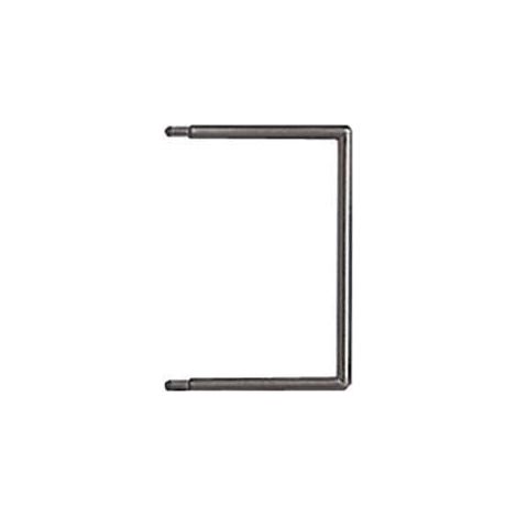 LEITZ Stecker für Schlauchheftung Leitz Flexofil® 8,5 x 6 cm (B x H) Kunststoff schwarz 50 St./Pack.