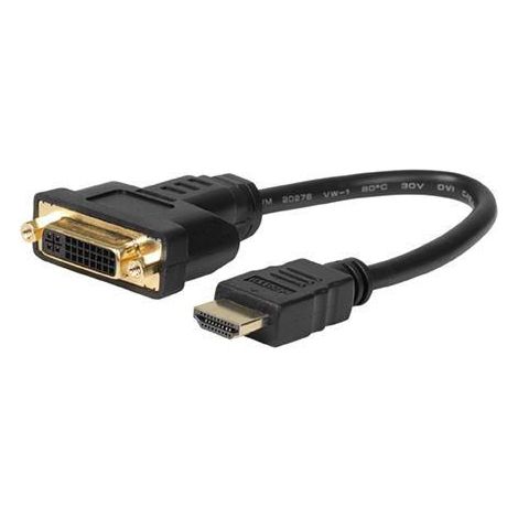 Microconnect DVIHDMI15CM adaptador de cable de vídeo 0,15 m HDMI tipo A (Estándar) DVI Negro