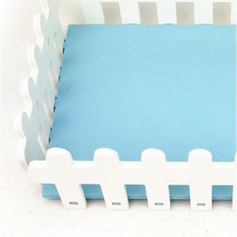Plateforme de toboggan pour maison de hamster, lavable, amovible et facile à installer, en PVC blanc. (1/3)