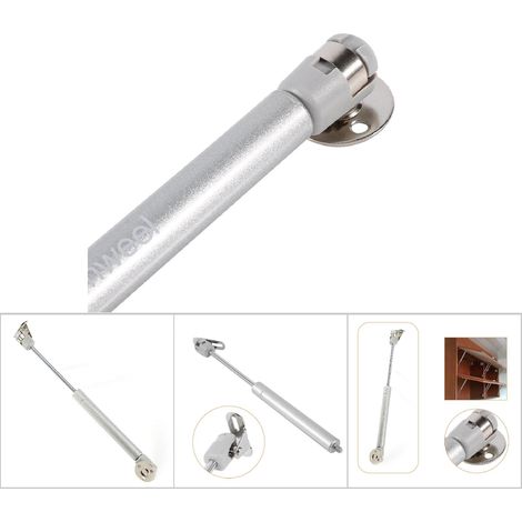 Amortisseur à gaz hydraulique pneumatique pour porte de meuble de cuisine, support de charnière argenté (1/5)