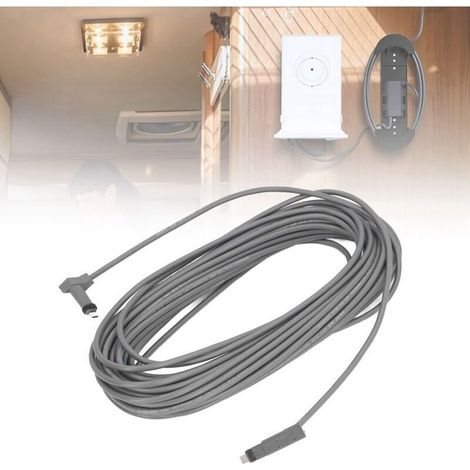Starlink-Kabelersatz, professionelles Starlink-Verlängerungskabel, Starlink-Rechteck-Satellitenkabel-Clip-Kit, 22,86 m (75 ft) Starlink V2-Kabel - Crezuo