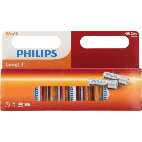 Philips Pile Longlife AA / R6, 12pcs.