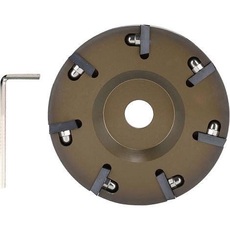 Disque de parage des sabots pour bovins, ovins et chevaux, en alliage d'aluminium électrique, outil de rognage avec 7 lames, plateau de coupe pour bétail (1/5)