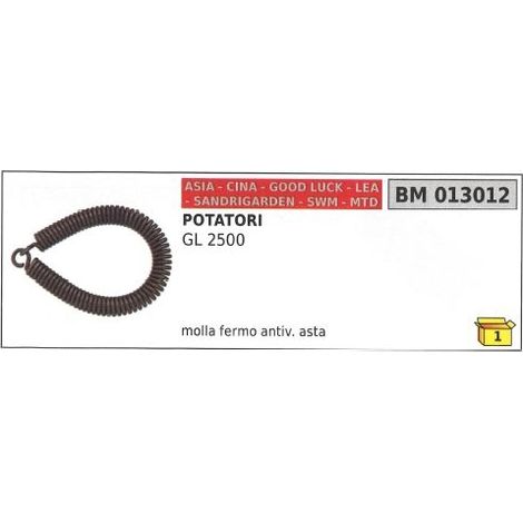 Molla fermo antivibrante asta ASIA per potatore GL 2500 013012
