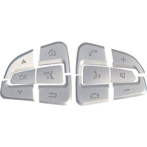 Cache-boutons de volant (1 paire) compatible avec GLC, GLE, GLS et GLA-AquaForge