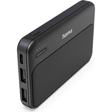 Hama Power bank 5000 mAh Ricarica rapida LiPo Antracite (1/4)