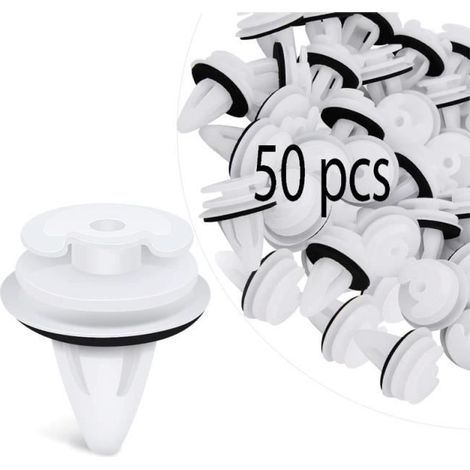 Kit 50 clips de fixation pour voiture, agrafes de panneau de garniture et de porte de voiture, pour Peugeot, Clips de Porte -yd (1/4)