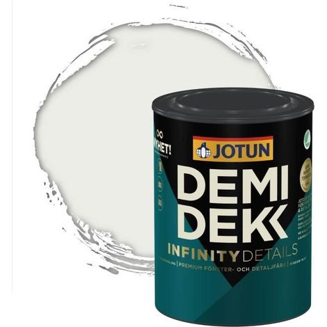 JOTUN - Peinture Bois, Lasure Opaque Satinée - RAL 9003 - Blanc de Sécurité - 0,75L (1/2)