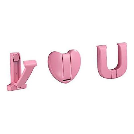 ensemble De Trois Pices De Patre Murale Pliante Cache (rose), Patre Murale Pour Enfant, Patre Pour Charpe, Porte-monnaie, Cl, Chapeau, Sac, Forme (1/5)